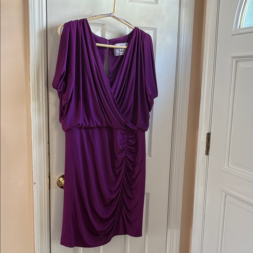 Vince Camuto Rich Purple Mini Dress